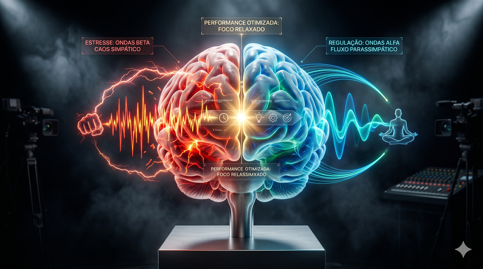 Neurociencia estresse cronico amigdala cortex pre-frontal - performance executivos atletas