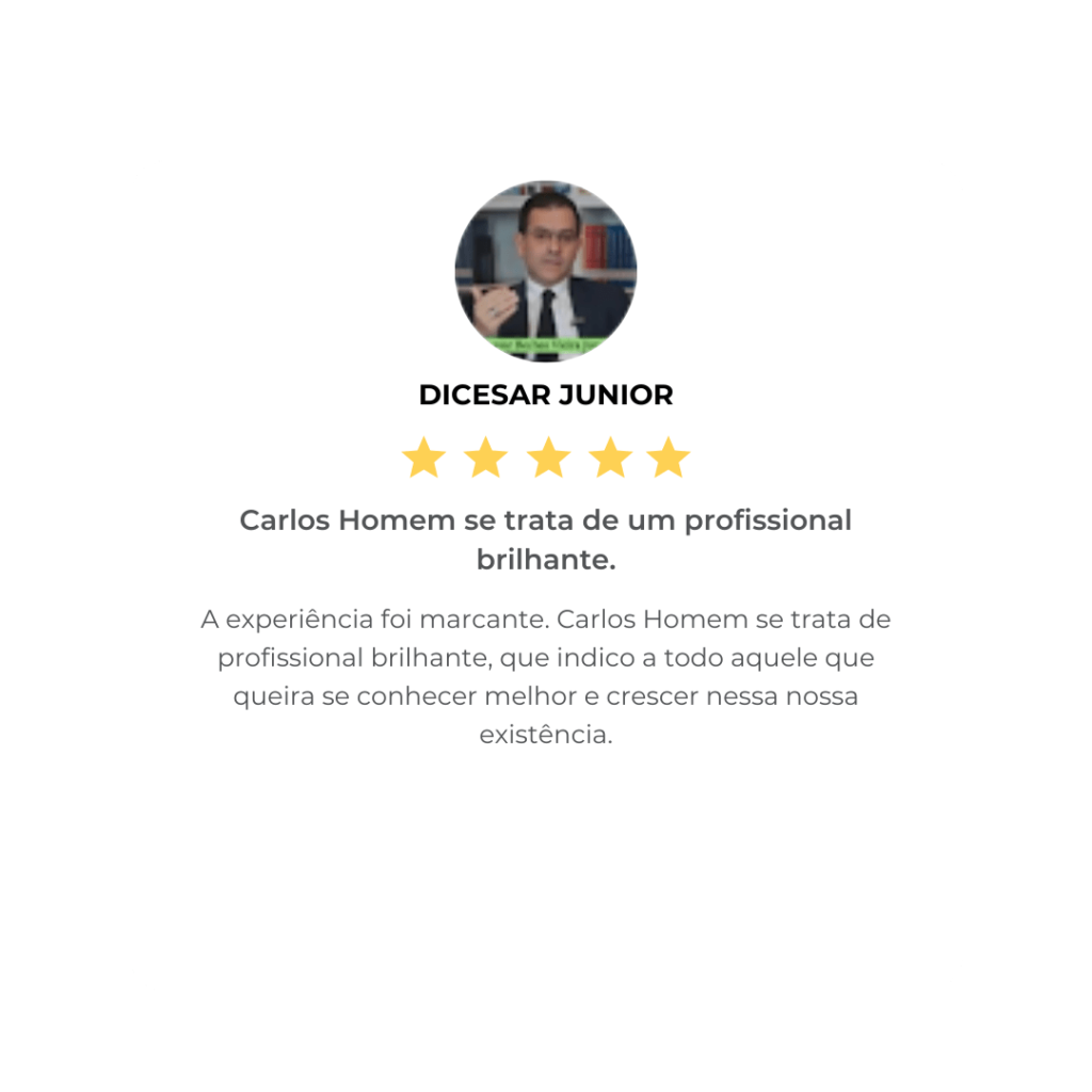 Depoimento Carlos Homem Hipnoterapeuta 6